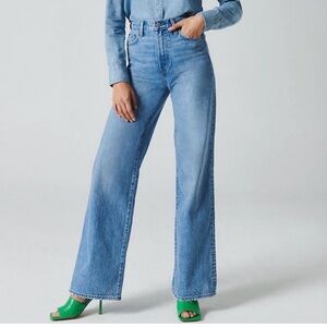 Denim Forum Coco High Rise Wide Leg Jeans